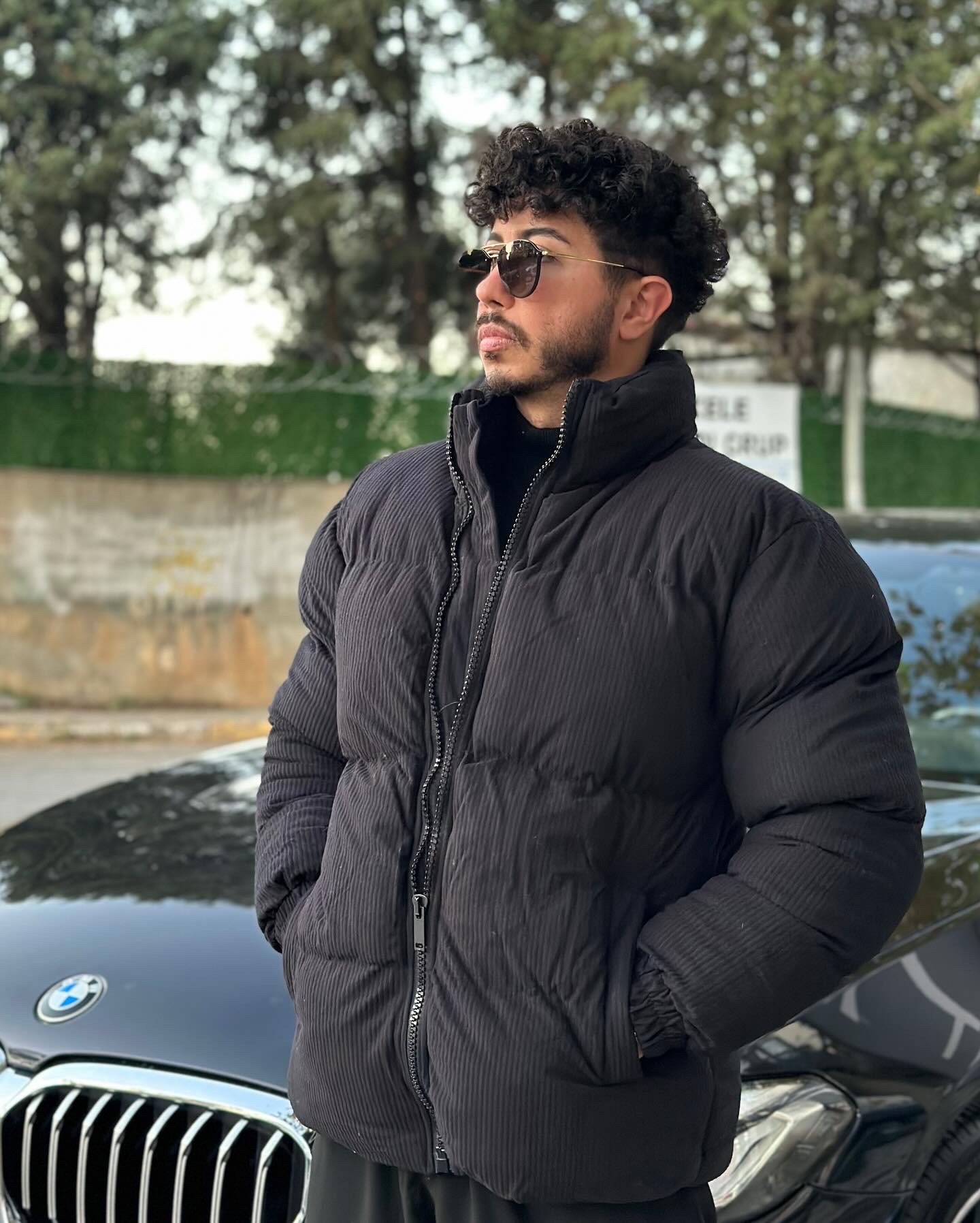 Kadife Şişme Mont